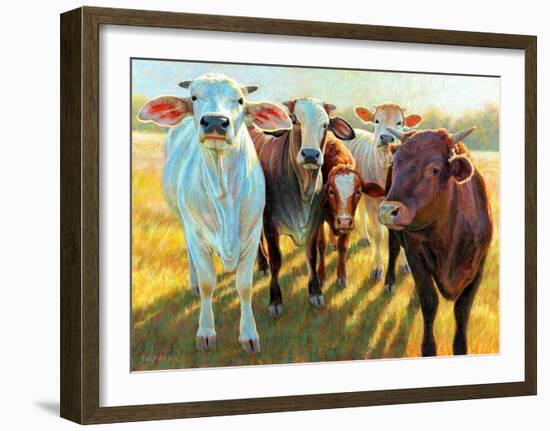 The Bovines-Rita Kirkman-Framed Art Print