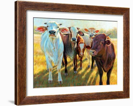 The Bovines-Rita Kirkman-Framed Art Print