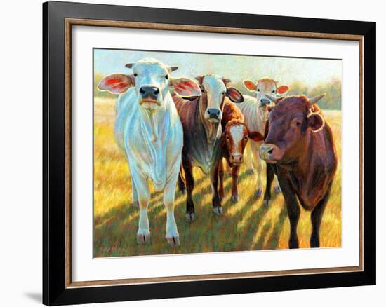 The Bovines-Rita Kirkman-Framed Art Print