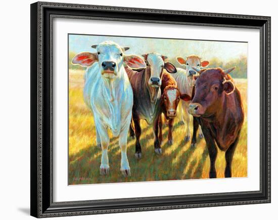 The Bovines-Rita Kirkman-Framed Art Print