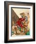 The Bow Street Runners Apprehend Two Robbers as They Divide their Spoils in a Garret-Peter Jackson-Framed Giclee Print