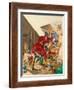 The Bow Street Runners Apprehend Two Robbers as They Divide their Spoils in a Garret-Peter Jackson-Framed Giclee Print