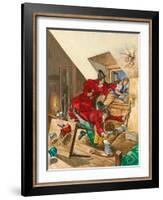 The Bow Street Runners Apprehend Two Robbers as They Divide their Spoils in a Garret-Peter Jackson-Framed Giclee Print