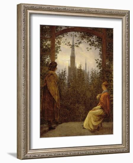 The Bower, 1818-Caspar David Friedrich-Framed Giclee Print