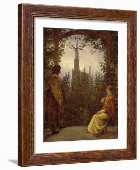 The Bower, 1818-Caspar David Friedrich-Framed Giclee Print