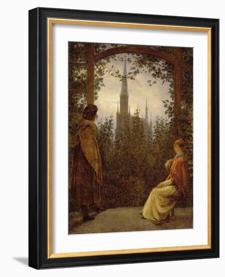 The Bower, 1818-Caspar David Friedrich-Framed Giclee Print