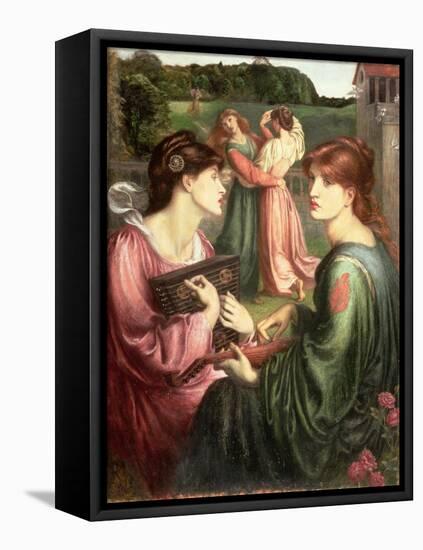 The Bower Meadow, 1850-72-Dante Gabriel Rossetti-Framed Premier Image Canvas