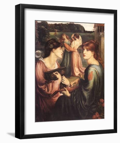 The Bower Meadow-Dante Gabriel Rossetti-Framed Art Print