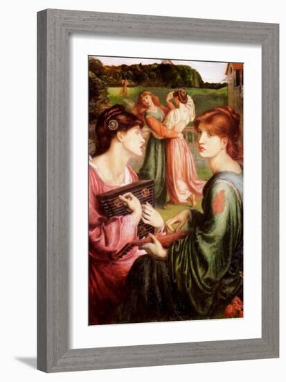 The Bower Meadow-Dante Gabriel Rossetti-Framed Art Print