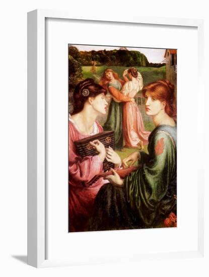 The Bower Meadow-Dante Gabriel Rossetti-Framed Art Print