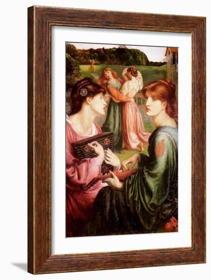 The Bower Meadow-Dante Gabriel Rossetti-Framed Art Print