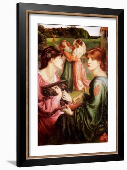 The Bower Meadow-Dante Gabriel Rossetti-Framed Art Print