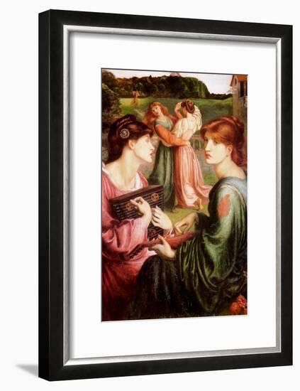 The Bower Meadow-Dante Gabriel Rossetti-Framed Art Print