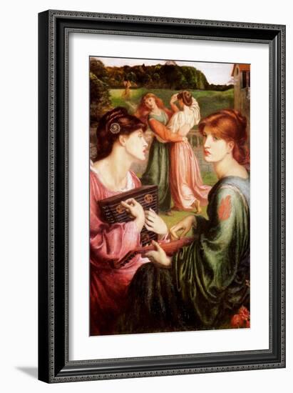 The Bower Meadow-Dante Gabriel Rossetti-Framed Art Print