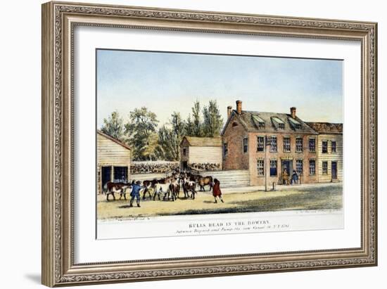 The Bowery, New York, 1783-null-Framed Giclee Print