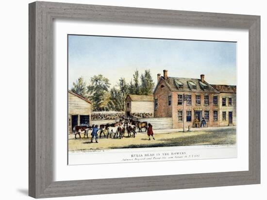 The Bowery, New York, 1783-null-Framed Giclee Print