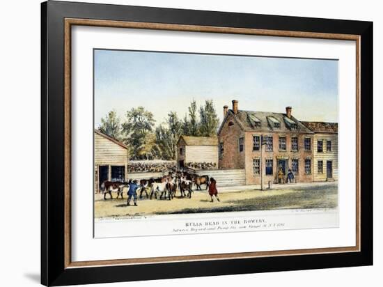 The Bowery, New York, 1783-null-Framed Giclee Print