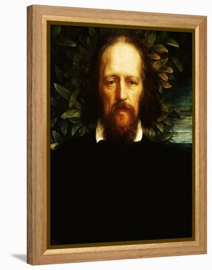 The "Bowman" Portrait of Alfred, Lord Tennyson, as Poet Laureate, 1864-George Frederick Watts-Framed Premier Image Canvas