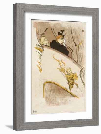 The Box of the Golden Mask, (Cover of a Programme for 'Le Missionaire'), 1894-Henri de Toulouse-Lautrec-Framed Giclee Print