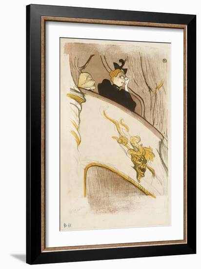 The Box of the Golden Mask, (Cover of a Programme for 'Le Missionaire'), 1894-Henri de Toulouse-Lautrec-Framed Giclee Print