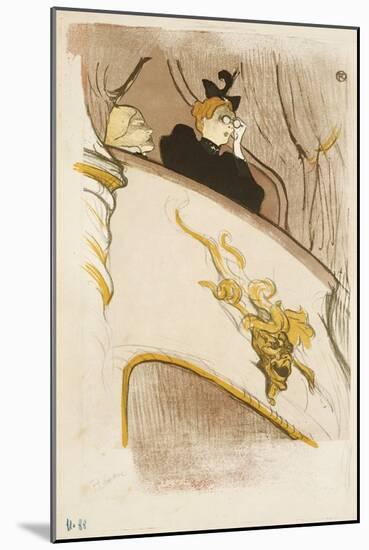 The Box of the Golden Mask, (Cover of a Programme for 'Le Missionaire'), 1894-Henri de Toulouse-Lautrec-Mounted Giclee Print