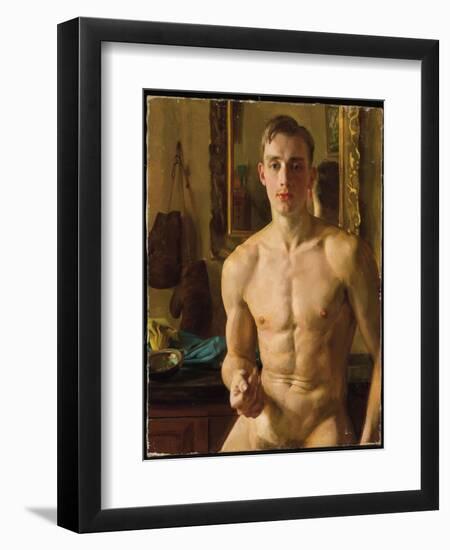 The Boxer, 1933 (Oil on Canvas)-Konstantin Andreevic Somov-Framed Giclee Print