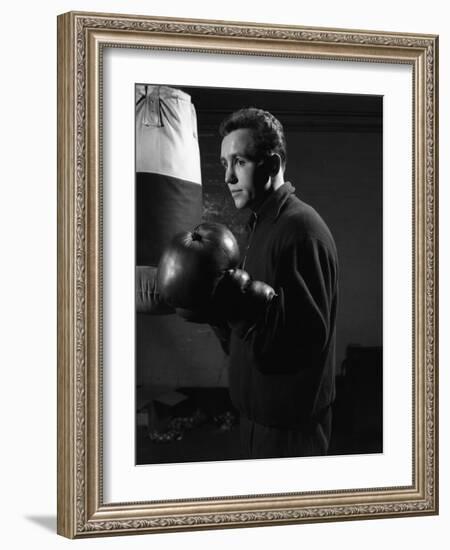 The Boxer, a Sunderland Miner, 1964-Michael Walters-Framed Photographic Print