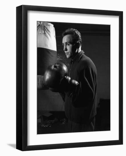 The Boxer, a Sunderland Miner, 1964-Michael Walters-Framed Photographic Print