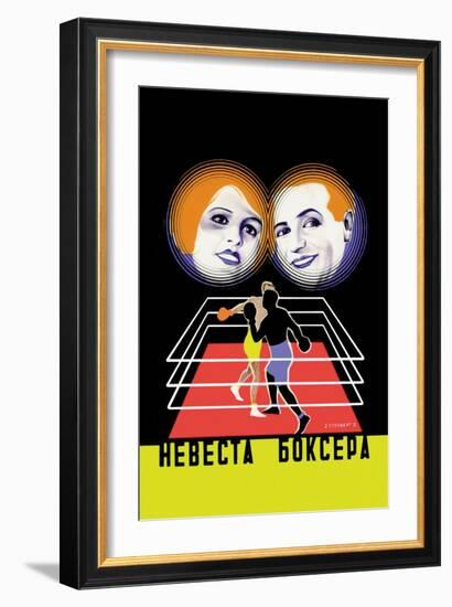 The Boxer's Wife-Stenberg Brothers-Framed Art Print