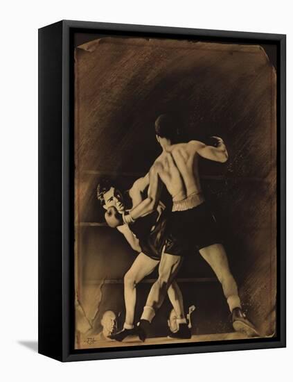 The Boxing Match-Rob Johnson-Framed Premier Image Canvas