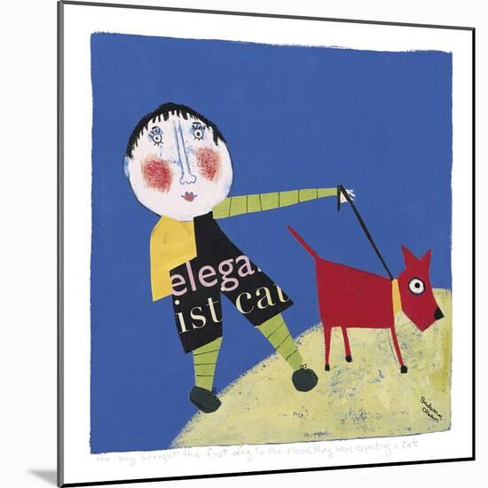 The Boy Brought the First Dog-Barbara Olsen-Mounted Giclee Print