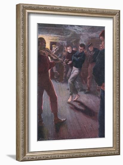 The Boy Could Dance the Fisherman's Jig-Arthur Rackham-Framed Giclee Print
