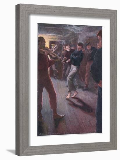 The Boy Could Dance the Fisherman's Jig-Arthur Rackham-Framed Giclee Print