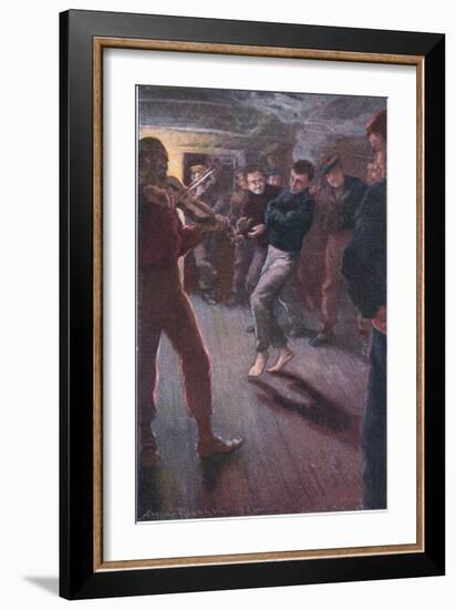 The Boy Could Dance the Fisherman's Jig-Arthur Rackham-Framed Giclee Print