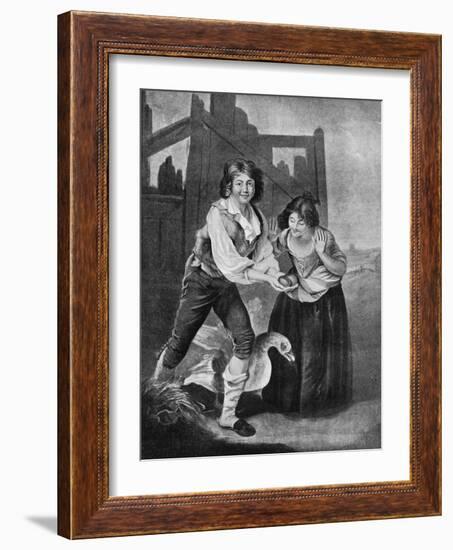 The Boy Discovering the Golden Eggs, 19th Century-J Young-Framed Giclee Print