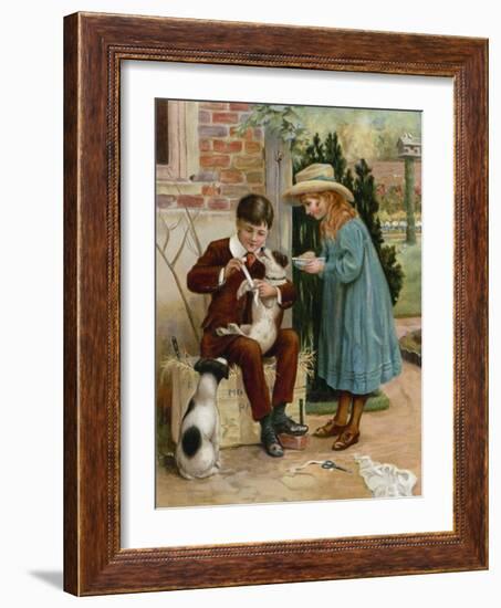 The Boy Doctor-English School-Framed Giclee Print