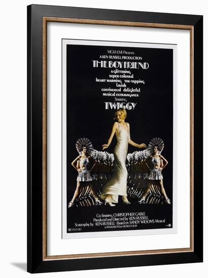 The Boy Friend, Twiggy, 1971-null-Framed Premium Giclee Print