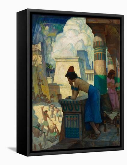 the Boy, Moses... , 1928 (Oil on Canvas)-Newell Convers Wyeth-Framed Premier Image Canvas