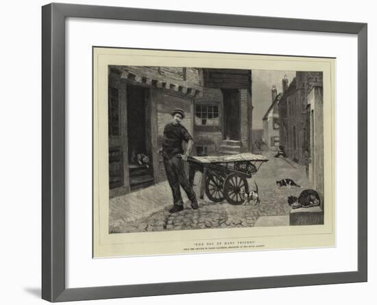 The Boy of Many Friends-null-Framed Giclee Print