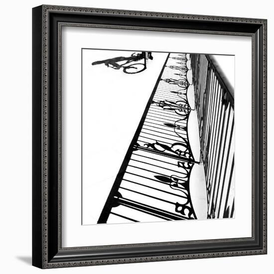 The Boy on Bicycle-Sara-Le Elbar-Framed Premium Photographic Print