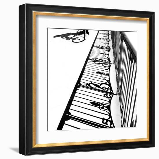 The Boy on Bicycle-Sara-Le Elbar-Framed Premium Photographic Print