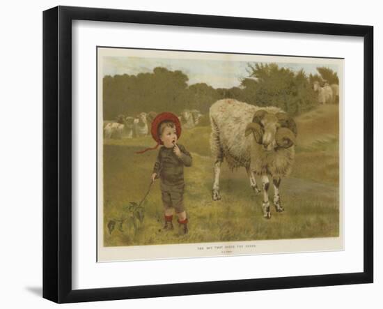 The Boy That Drove the Sheep-William Weekes-Framed Giclee Print