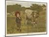The Boy That Drove the Sheep-William Weekes-Mounted Giclee Print
