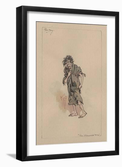 The Boy - the Haunted Man and the Ghost's Bargain, C.1920s-Joseph Clayton Clarke-Framed Giclee Print