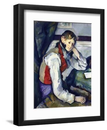 'The Boy with the Red Vest' Giclee Print - Paul Cézanne | Art.com