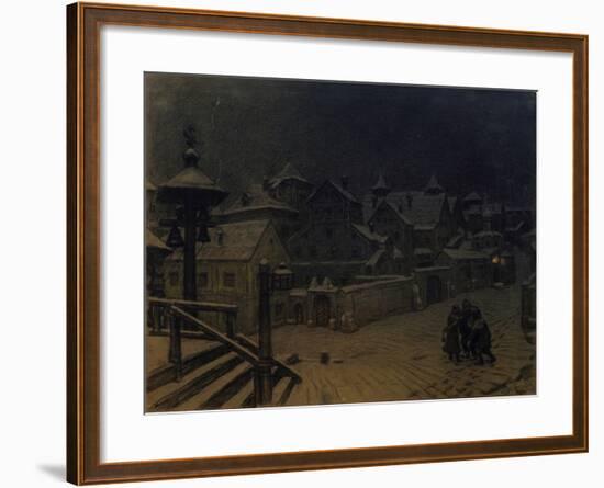 The Boyars' Mansions Sleeping, 1918-Appolinari Mikhaylovich Vasnetsov-Framed Giclee Print