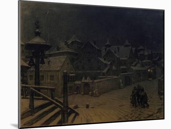 The Boyars' Mansions Sleeping, 1918-Appolinari Mikhaylovich Vasnetsov-Mounted Giclee Print