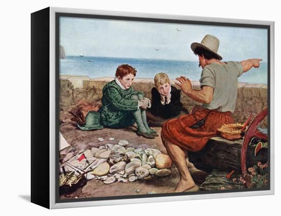 The Boyhood of Raleigh, 1908-1909-John Everett Millais-Framed Premier Image Canvas