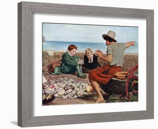 The Boyhood of Raleigh, 1908-1909-John Everett Millais-Framed Giclee Print