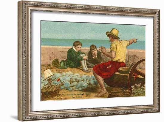 The Boyhood of Sir Walter Raleigh-John Everett Millais-Framed Giclee Print
